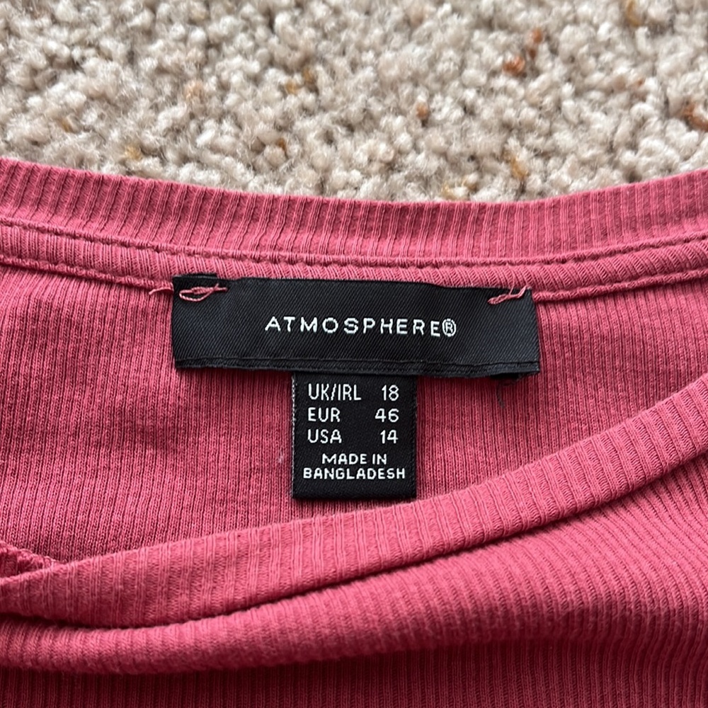 Primark Cropped Ribbed Tee - Picture 4 of 5